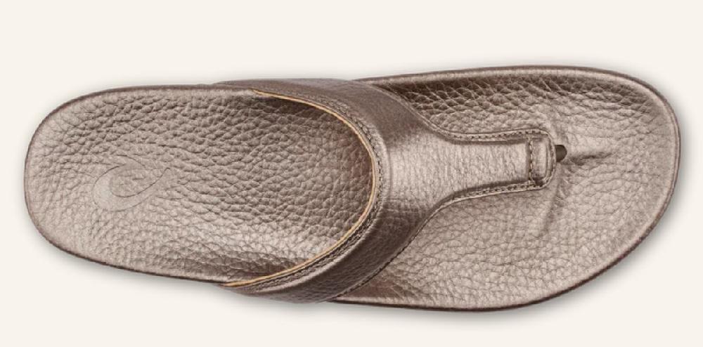 Olukai Bubbly Kipe'a Lipi Women's Elevated Leather Sandals 20502-FAFA