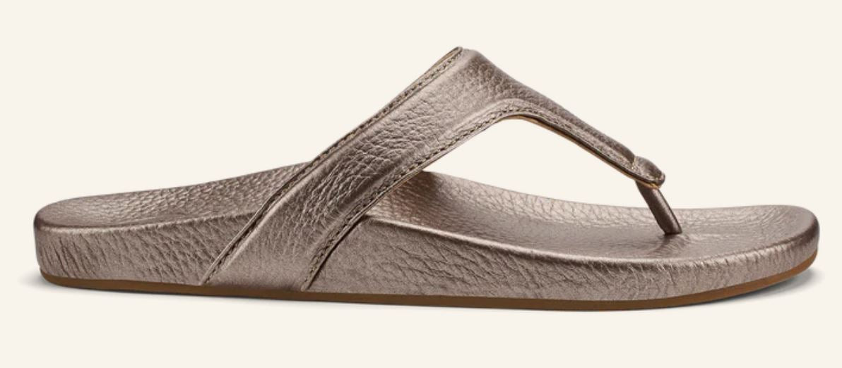 Olukai Bubbly Kipe'a Lipi Women's Elevated Leather Sandals 20502-FAFA