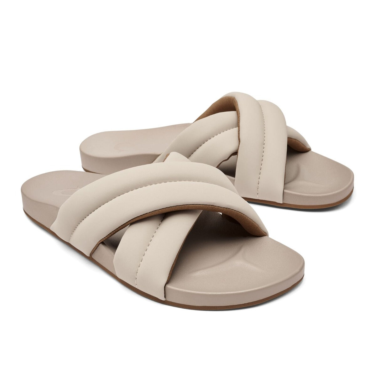 Olukai Cloudy Hila Women's Puffy Slide Sandals 20490-YDYD