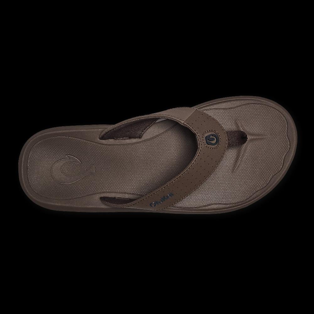 Olukai Dark Java Ki'i Men's Lightweight Beach Sandals 10549-4848