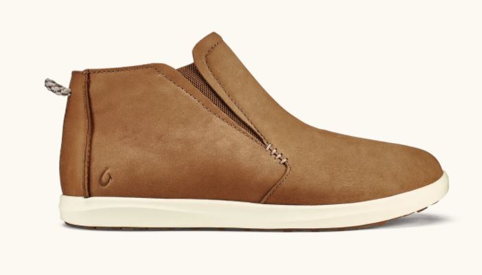 Olukai Fox/Off White Hawai'iloa Manu Hope Womens Waterproof Leather Boots 20397-FX18