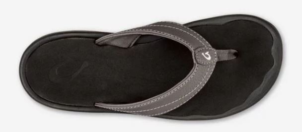 Olukai Grey Ohana Womens Comfort Sandals 20110