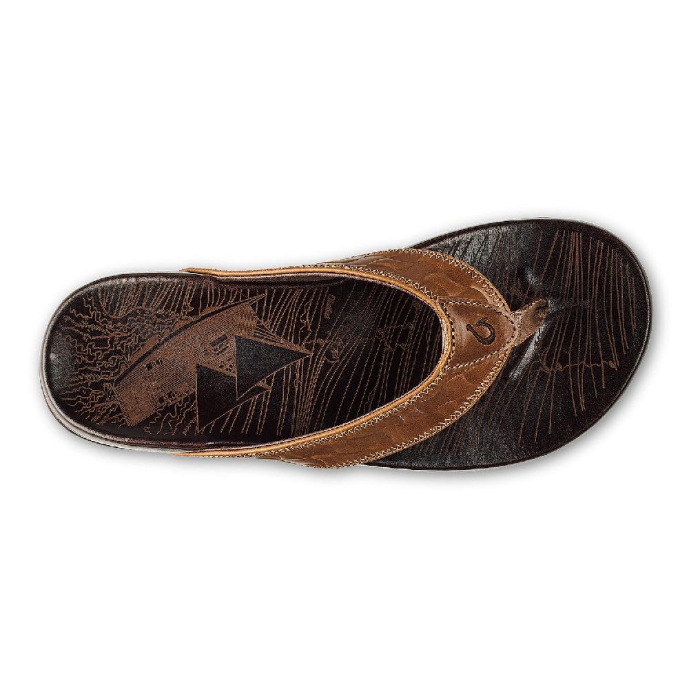 Olukai Hikianalia Leather Men's Beach Sandals 10420-3448
