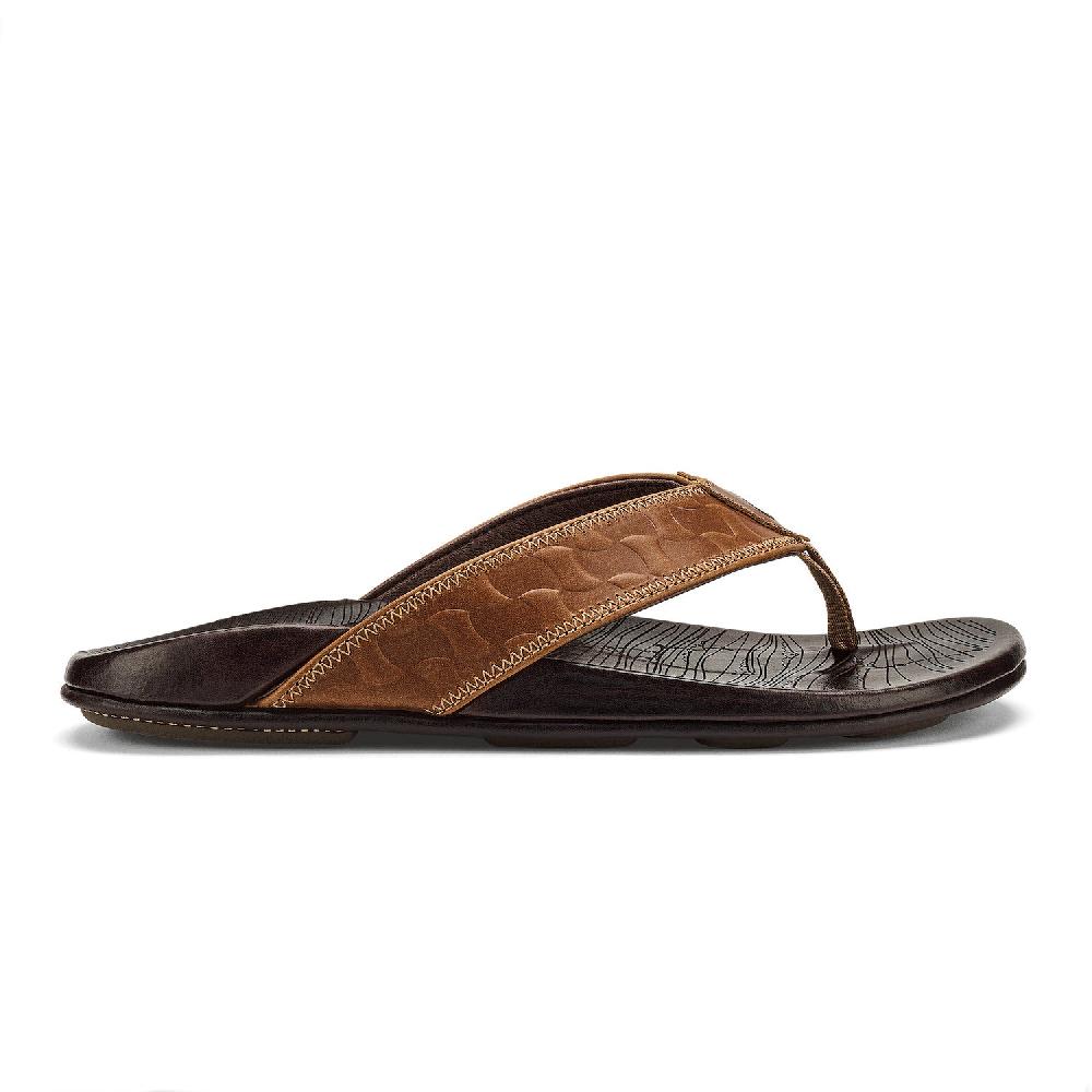 Olukai Hikianalia Leather Men's Beach Sandals 10420-3448