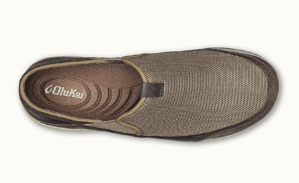 Olukai Makia Mustang/Dark Wood Mens Lightweight Shoes 10363-1363