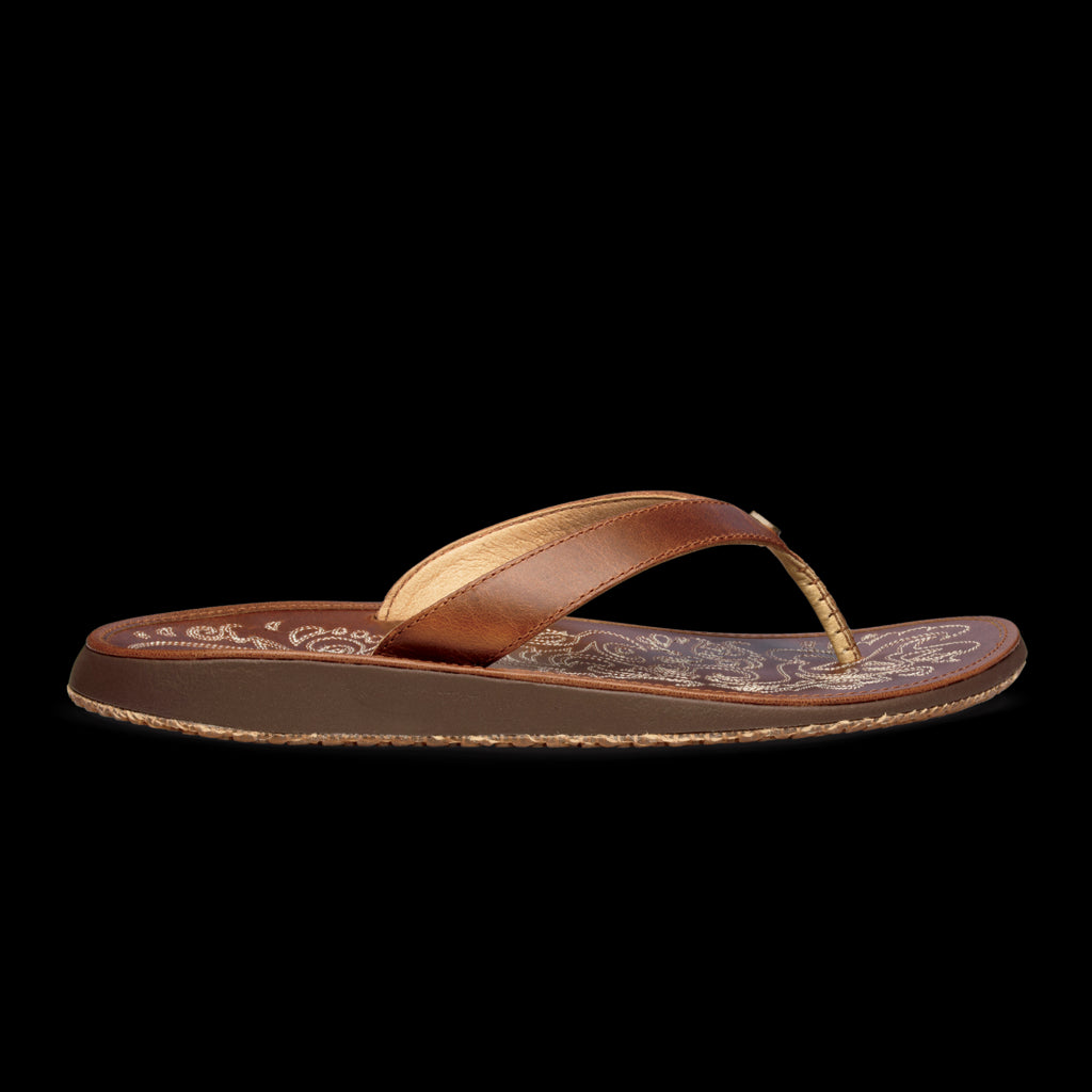 Olukai Natural Paniolo Thong Sandal Womens Shoes 20129-8787