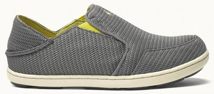 Olukai Nohea Mesh Slip-Om Charcoal Mesh Kids Casual 30125-26AB