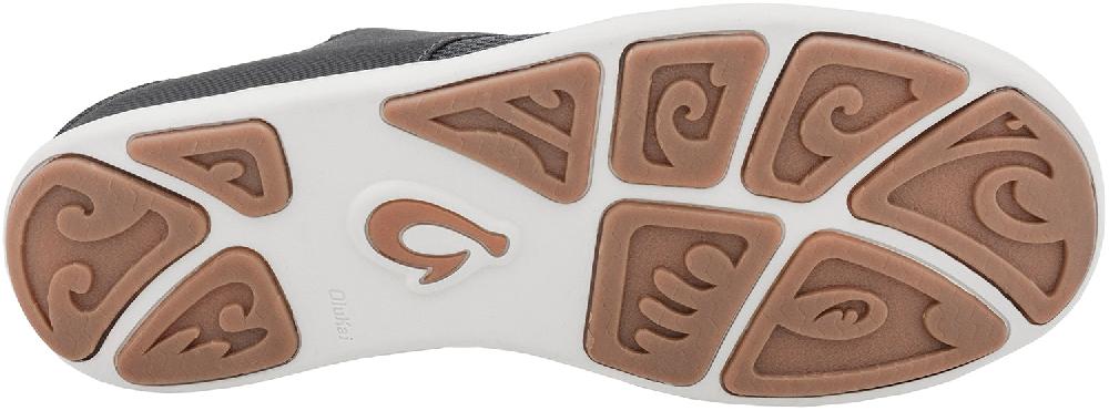 Olukai Nohea Moku Slip On Black Mesh Mens Casual 10283-4040