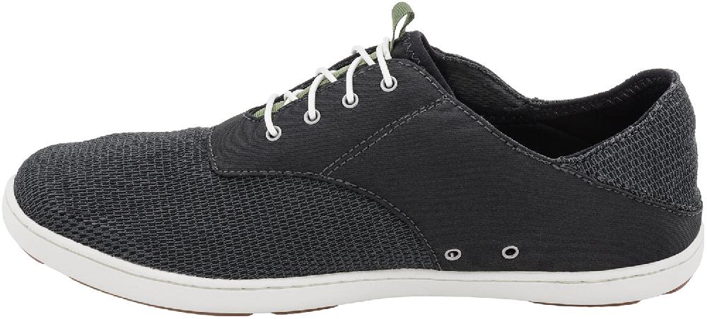Olukai Nohea Moku Slip On Black Mesh Mens Casual 10283-4040