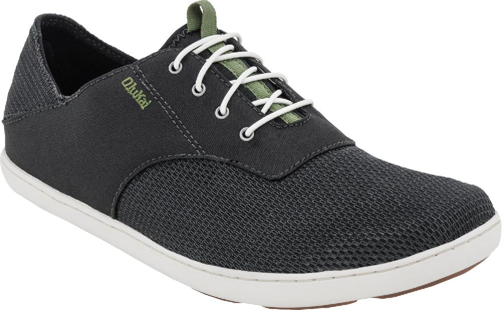 Olukai Nohea Moku Slip On Black Mesh Mens Casual 10283-4040