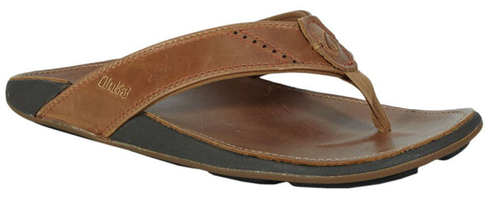 Olukai Nui Clay Leather Men's Sanadls 10239-1010