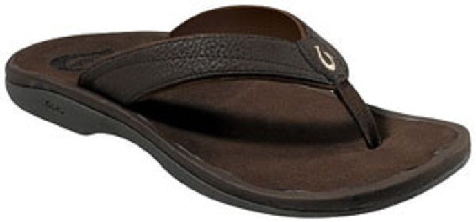 OluKai OHANA Dark Java Thong Womens Flip-Flop Sandals 20110-4848
