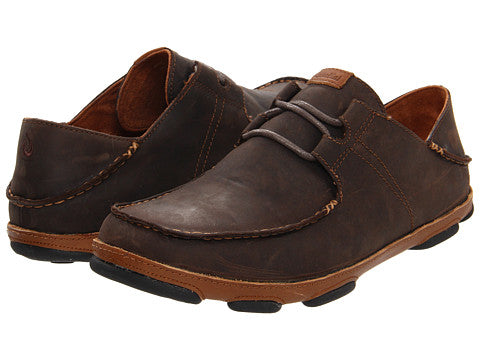 Olukai Ohana Lace Toffe Leather Mens Casual 10171-6333