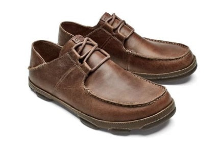 Olukai Ohana Li 'Ili Men's Tan/Mustang Leather Shoes 10404