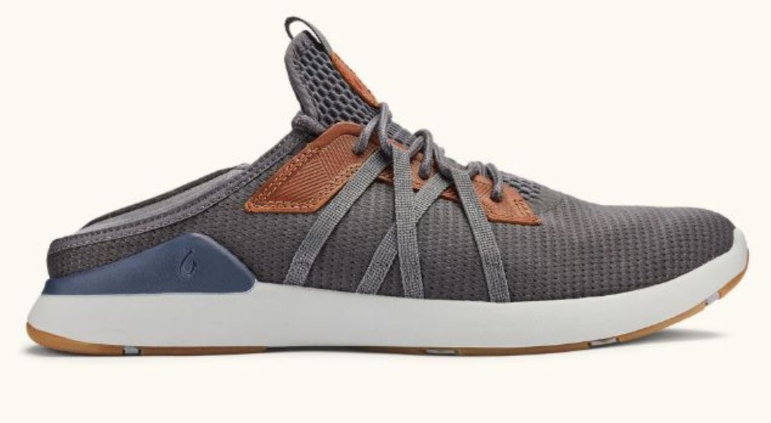 Olukai Pavement And Vintage Indigo Mens Athletic Sneakers 10440-PVVI