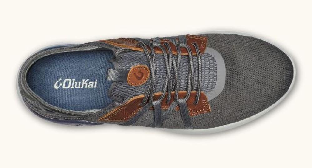 Olukai Pavement And Vintage Indigo Mens Athletic Sneakers 10440-PVVI