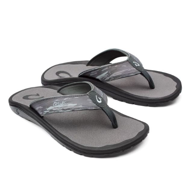 Olukai Pavement/Wai Camo Ohana Pai Mens Beach Sandals 10437-PVWQ