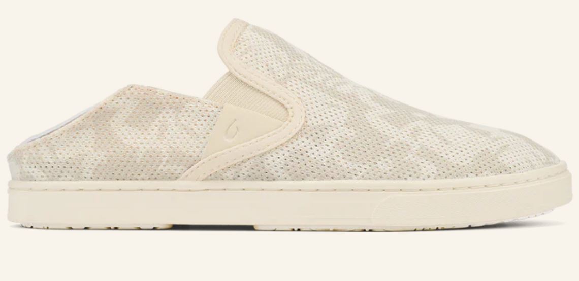 Olukai Puka/White Pehuea Women's Slip-On Shoes 20271-6A4R