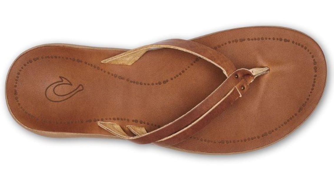 Olukai Sahara Kapehe Luana Womens Leather Sandals 20468-FMFM