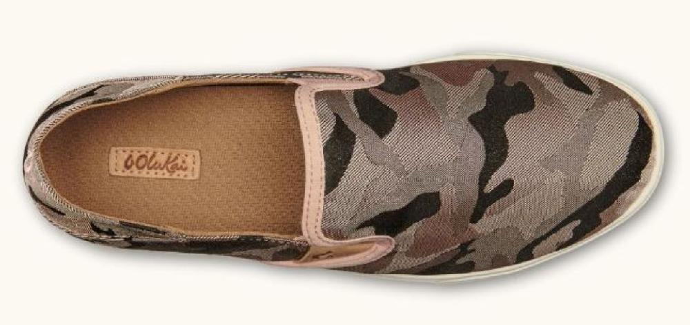 Olukai Soft Pink And Ke Au Camo Pehuea Pai Womens Slip On Sneakers 20360-6QKE