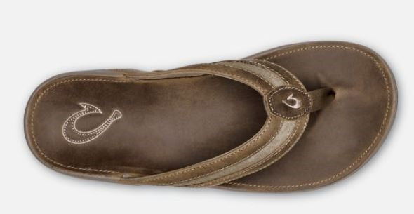 Olukai Tan Ikoi Mens Comfort Sandals 10360-1313