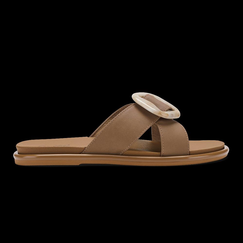 Olukai Tan La'i Women's Versatile Slide Sandals 20511-3434