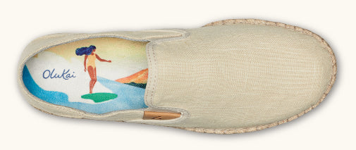 Olukai Tapa Kaula Pa'a Kapa Ladies Espadrille Shoes 20449-2020