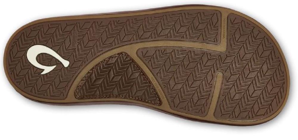 Olukai Toffee Ilikai Mens Leather Sandals 10492-333