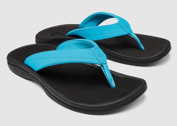 Olukai Turquoise ONyx Ohana Womens Casual Sandals 20110-9ROX