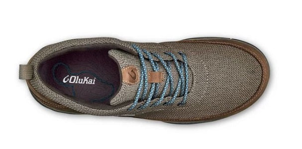 Olukai Ua Kea Men's Clay/Espresso Waterproof Leather Boots 10403