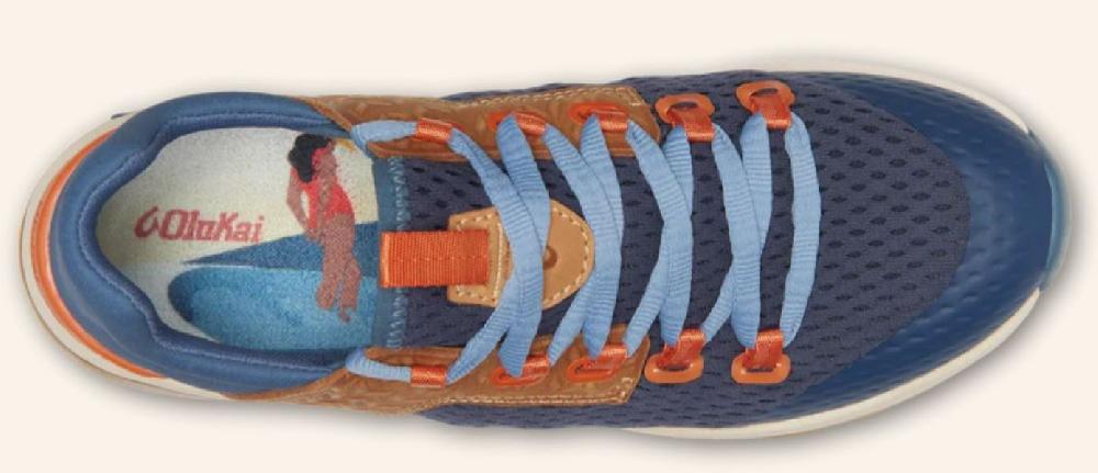 Olukai Wailuku Moonlight Ocean/Vintage Blue Women's Sneakers 20478-7EVN