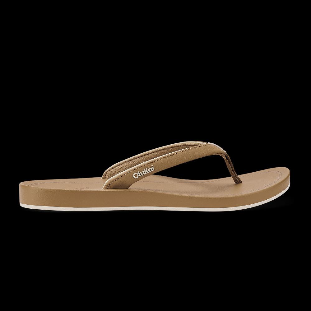 Olukai Warm Sand/Warm Sand 'Uiki Women's Toe Post Thong Sandals 20537-WVWV