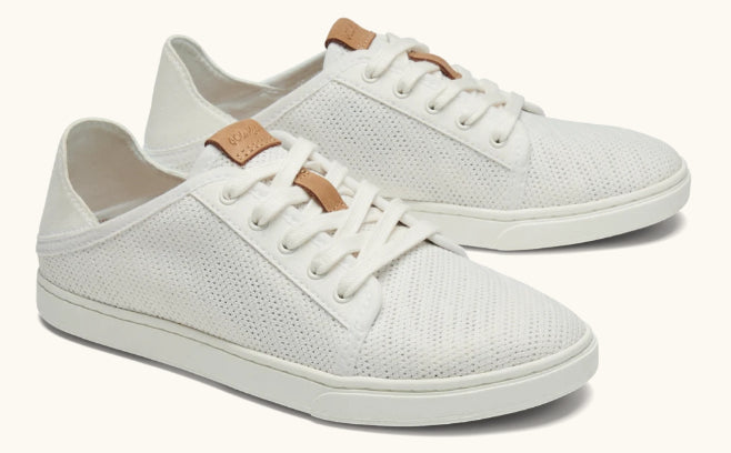 Olukai White Pehuea Li Women's Sneakers 20379-4R4R