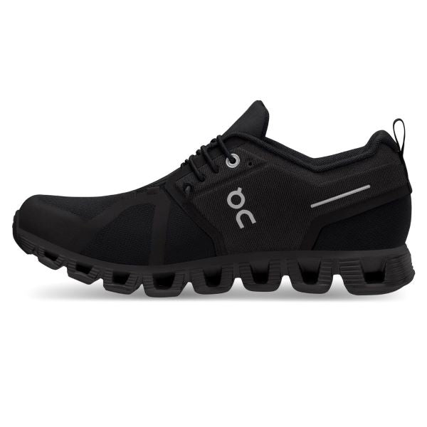 On All Black Cloud 5 Waterproof Womens Athletic Shoes 59.98838