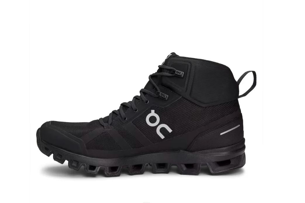 On All Black Cloudrock Waterproof Women's Hiking Boots 23.99851