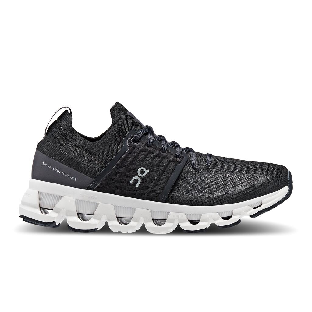 On All Black Cloudswift 3 (White Sole) Women's Running Shoes 3WD10450485