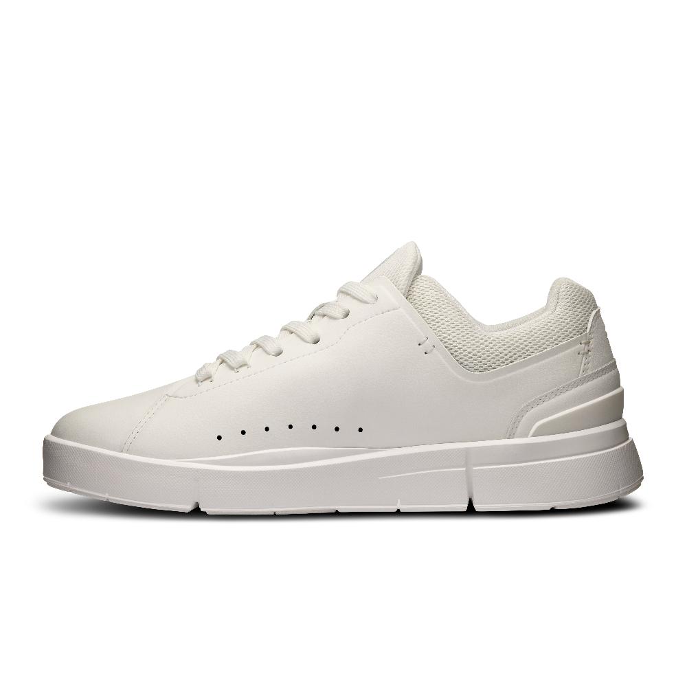 On All White THE ROGER Advantage Women's Athletic Shoes 3WD10650108