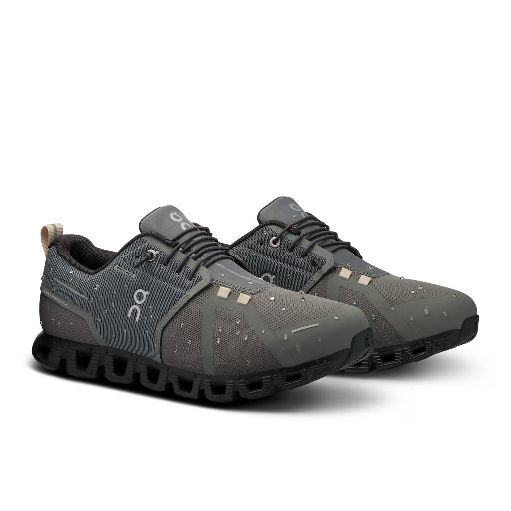 On Asphalt/Magnet Cloud 5 H2O Men's Athletic Shoes 59.97991