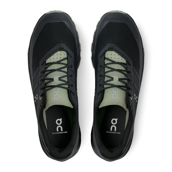 On Black And Reseda Cloudventure 3.0 Mens Trail Shoes 32.99262
