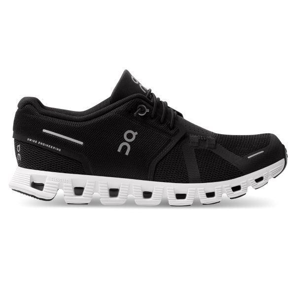 On Black And White Cloud 5 Womens Athletic Shoes 59.98904