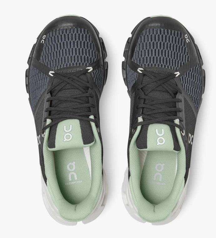 On Black And White Cloudflyer 3.0 Women's Medium Width Athletic Shoes 21.99627