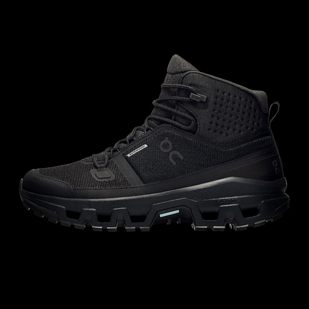 On Black/Black Cloudrock Mid WP Women's Hiking Shoes 3WF10131043