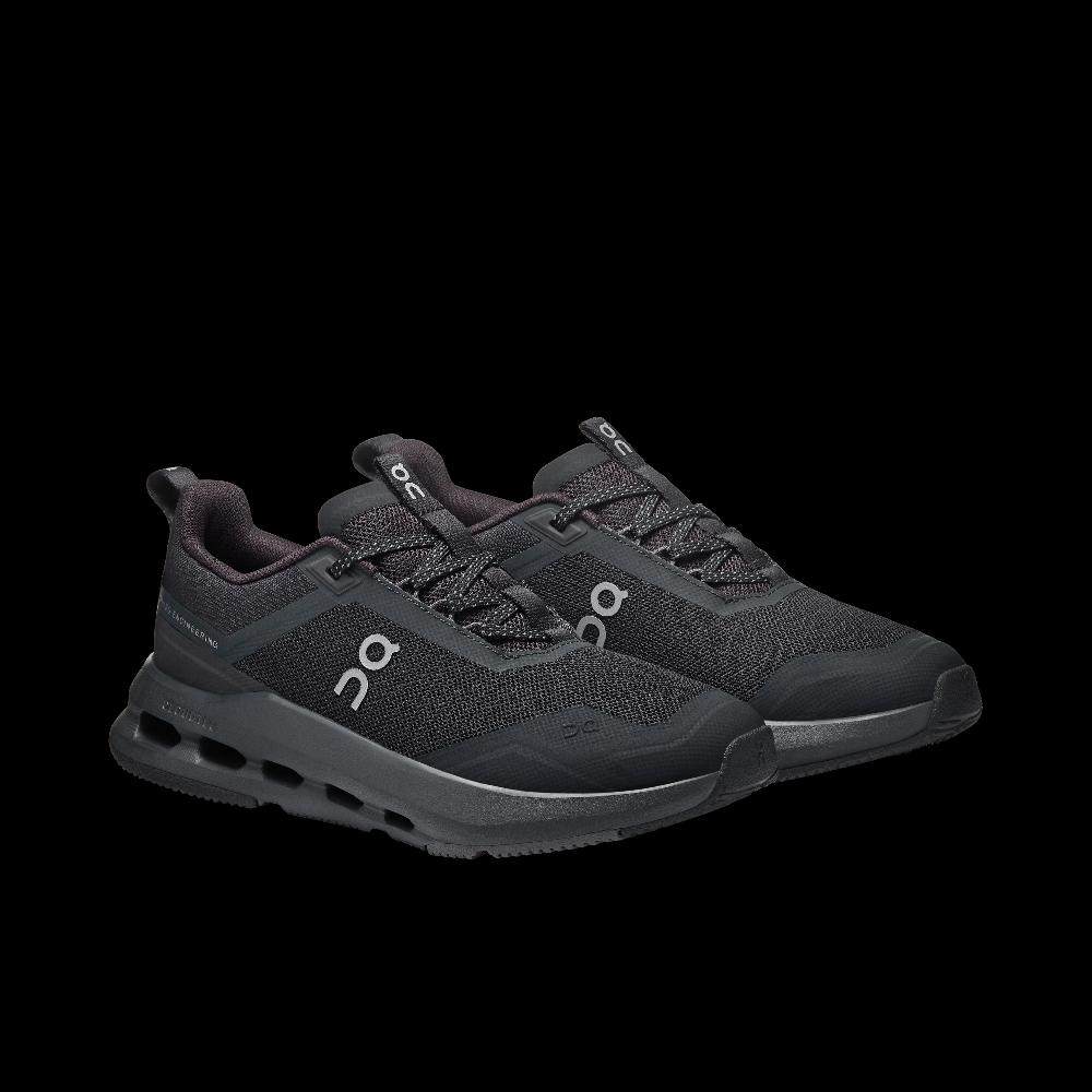 On Black/Eclipse Cloudnova Youth (8-12 Year Old) Athletic Shoes 3YF30030106