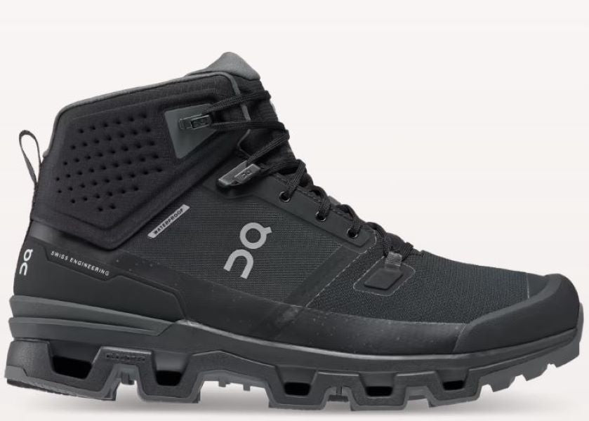 On Black/Eclipse Cloudrock 2 Waterproof Men's Hiking Boots 63.98613