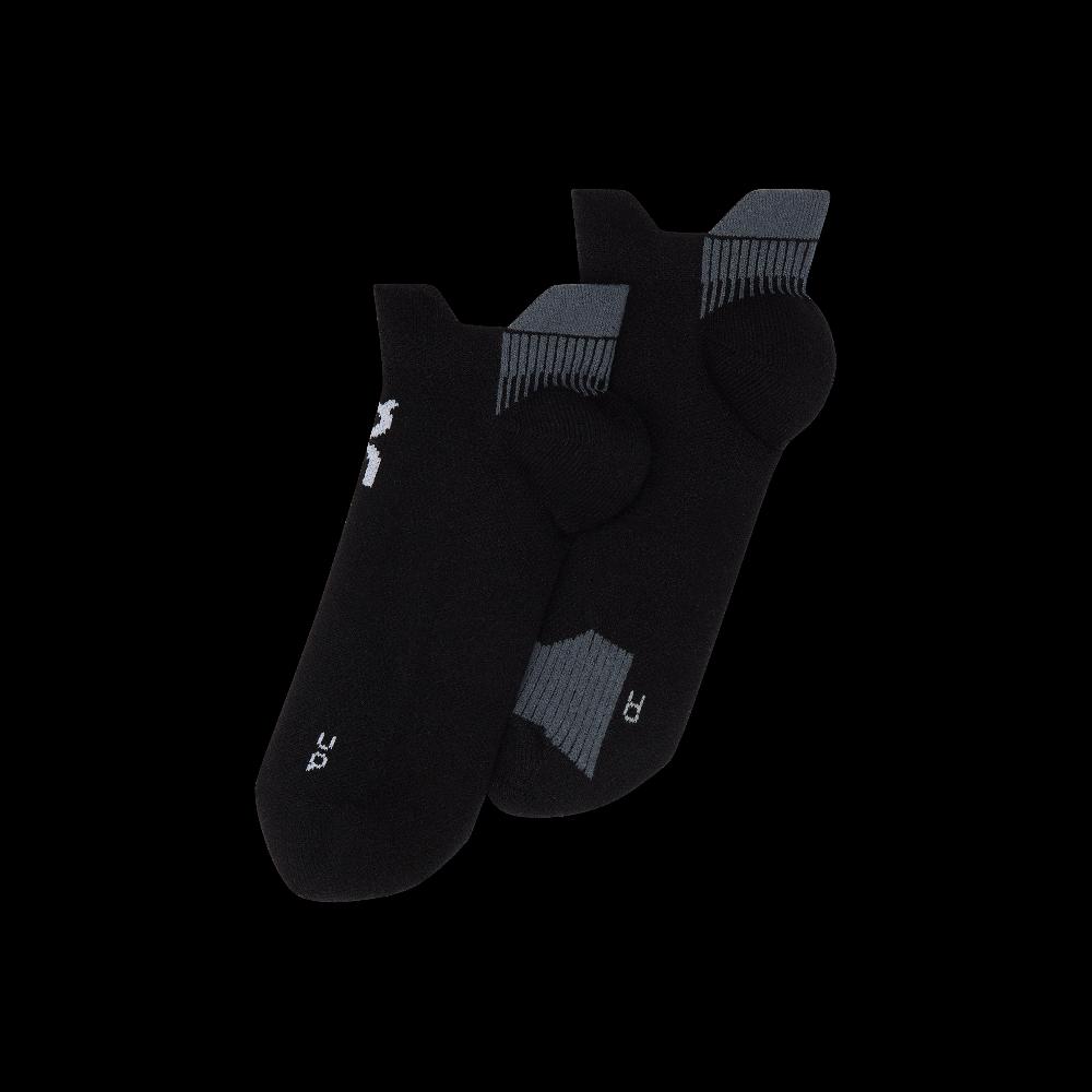 On Black/Eclipse Performance Run Socks Low 2UF10060106