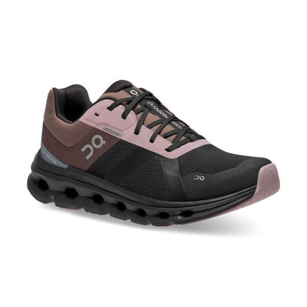 On Black/Grape Cloudrunner Waterproof Women's Athletic Shoes 52.98636