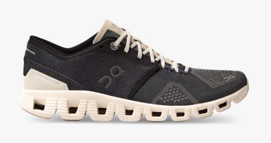 On Black/Pearl Cloud X Womens Running Shoes 40.99592