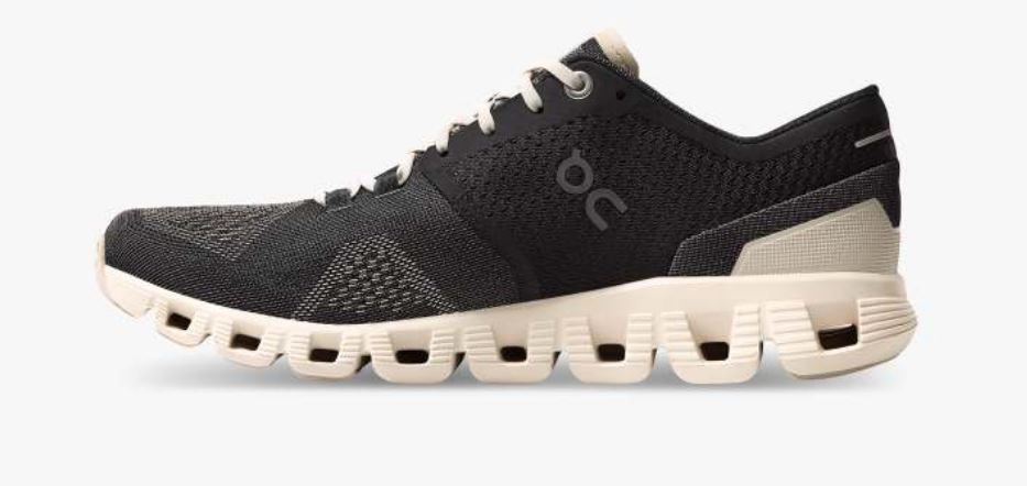 On Black/Pearl Cloud X Womens Running Shoes 40.99592