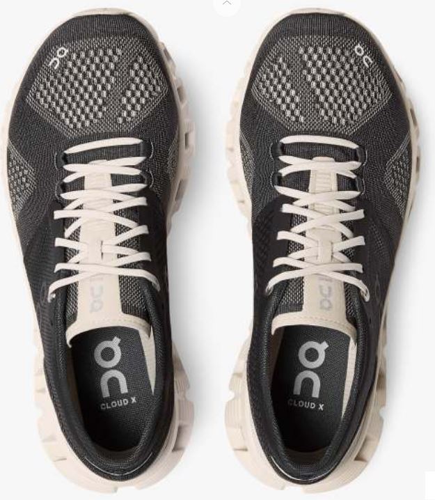 On Black/Pearl Cloud X Womens Running Shoes 40.99592
