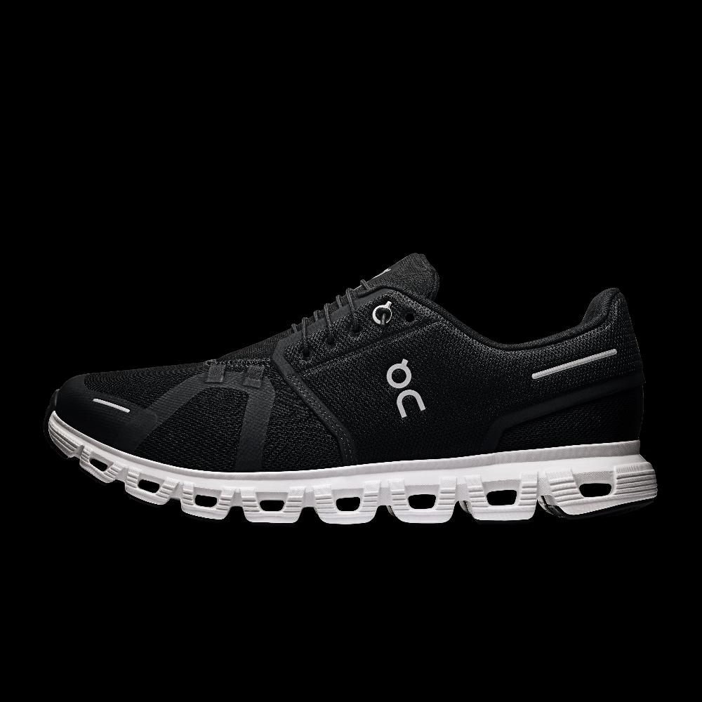 On Black/White Cloud 6 Men's Athletic Shoes 3MF10070299